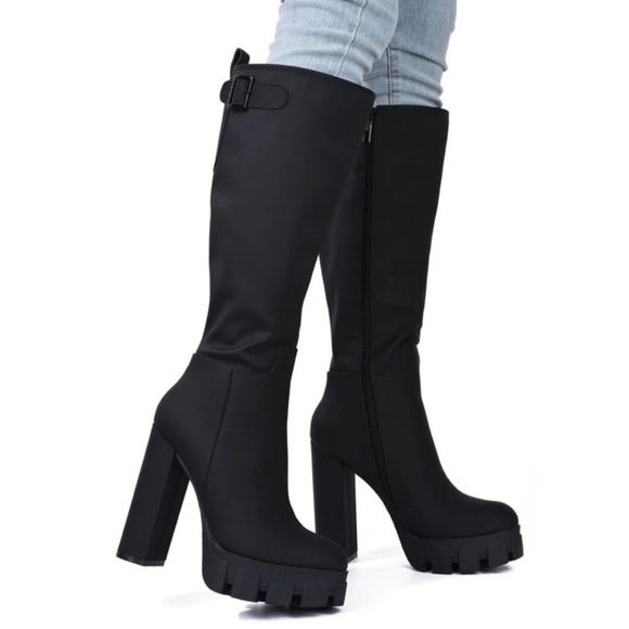 Monica platform boot black - Picture 3 of 4